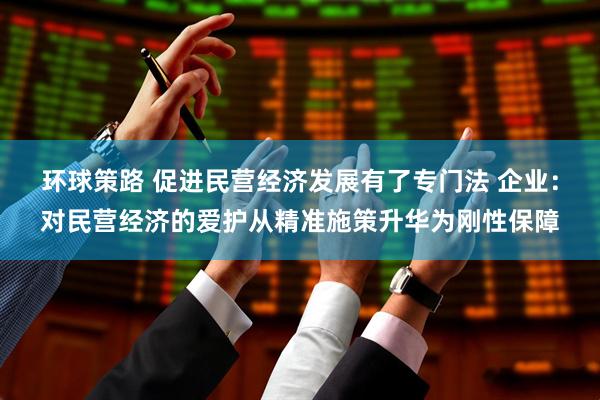 环球策路 促进民营经济发展有了专门法 企业：对民营经济的爱护从精准施策升华为刚性保障